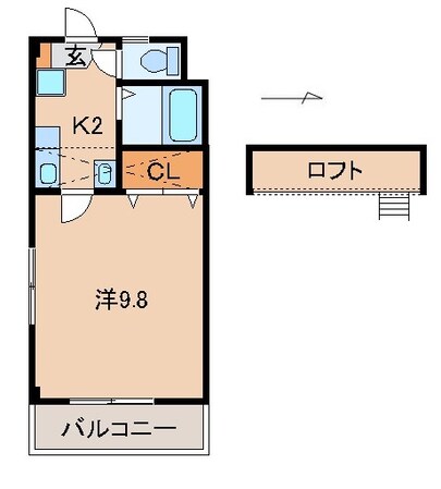 モスビルの物件間取画像